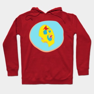 Colorful star face lines Hoodie